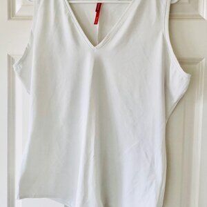 White Bodysuit V-Neck, White X2 NWOT (STK #27)